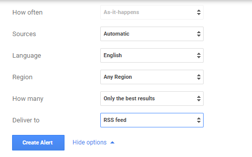 How to get google alerts